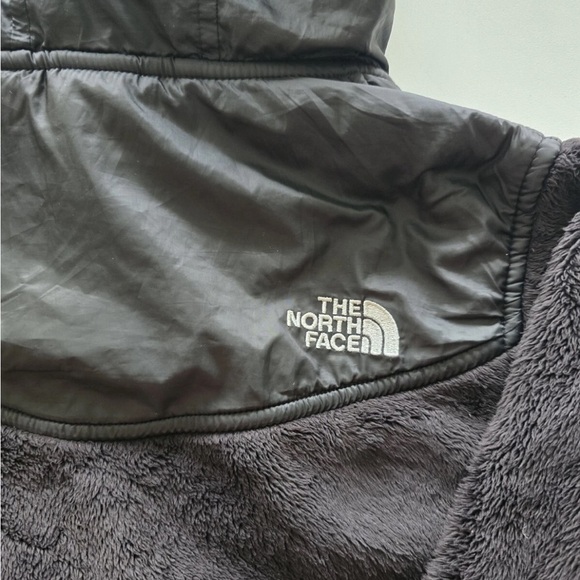 The North Face Fleece Hoodie Jacket Women S Black Full Zip Logo Cozy Excellent - Picture 13 of 14